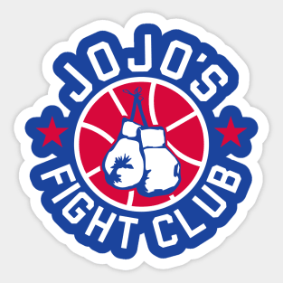 JoJo's Fight Club - Blue Sticker